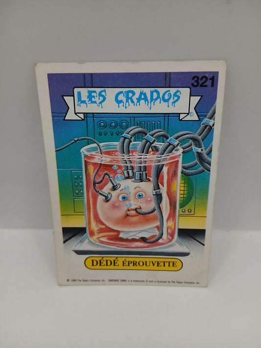 Sticker Les Crados Série 2 Dédé éprouvette n°321