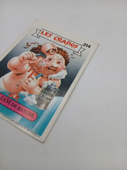 Sticker Les Crados William de Rasoir serie 2 n°314 1986