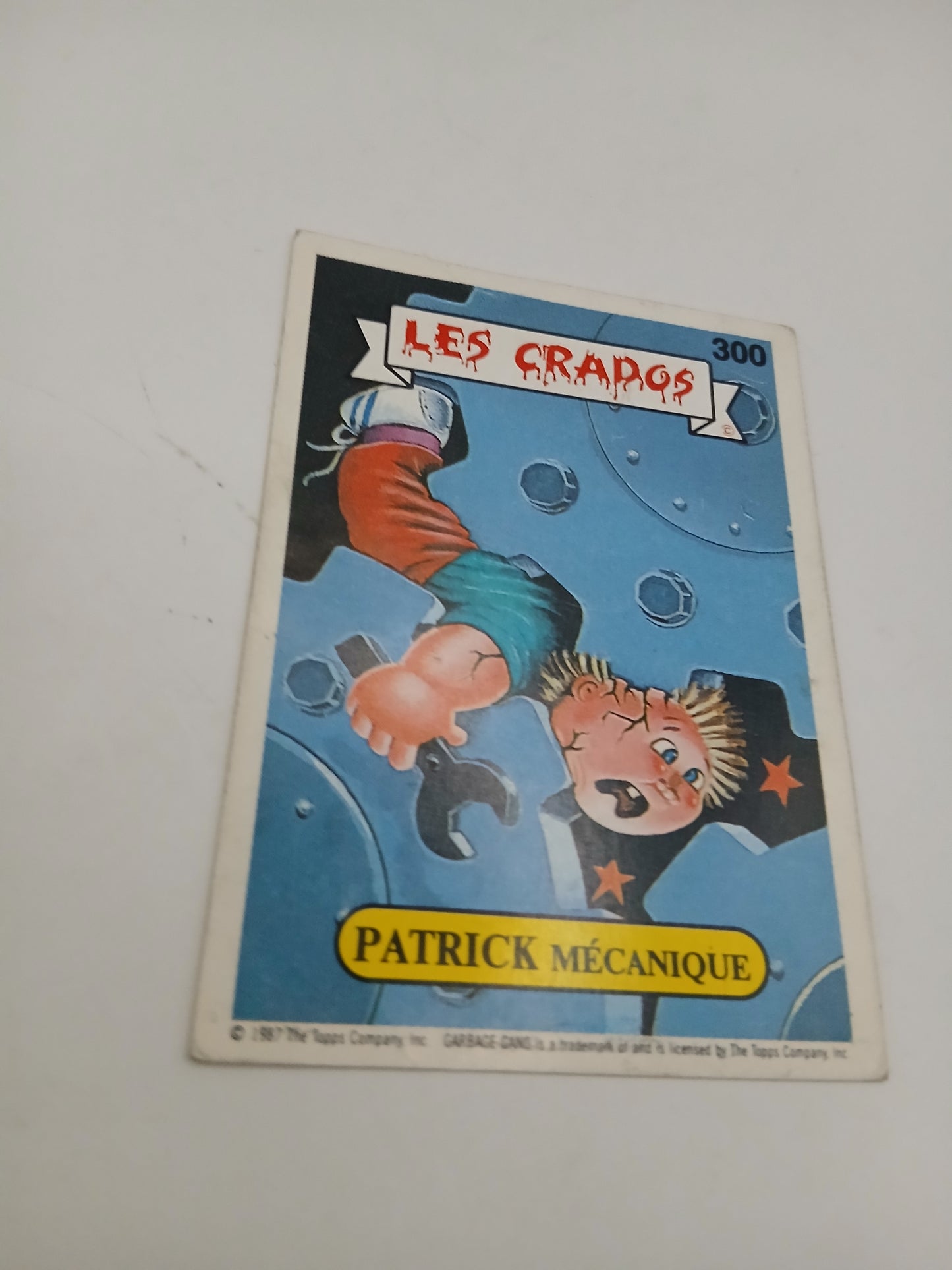 Sticker Les Crados Patrick Mécanique n°300