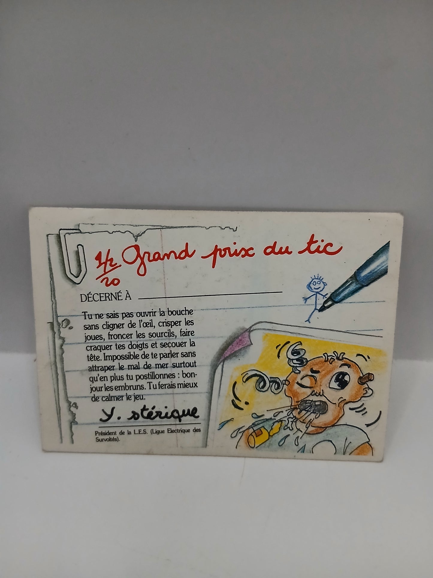 Sticker Les Crados Philippe sanlip n°304 1986