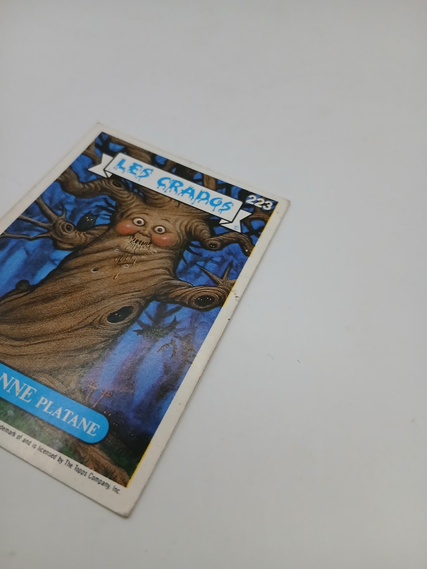 Sticker Les Crados Série 1 Marianne Platane n°223 1987