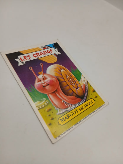 Sticker Les Crados Margot L'escargot n°210 1986