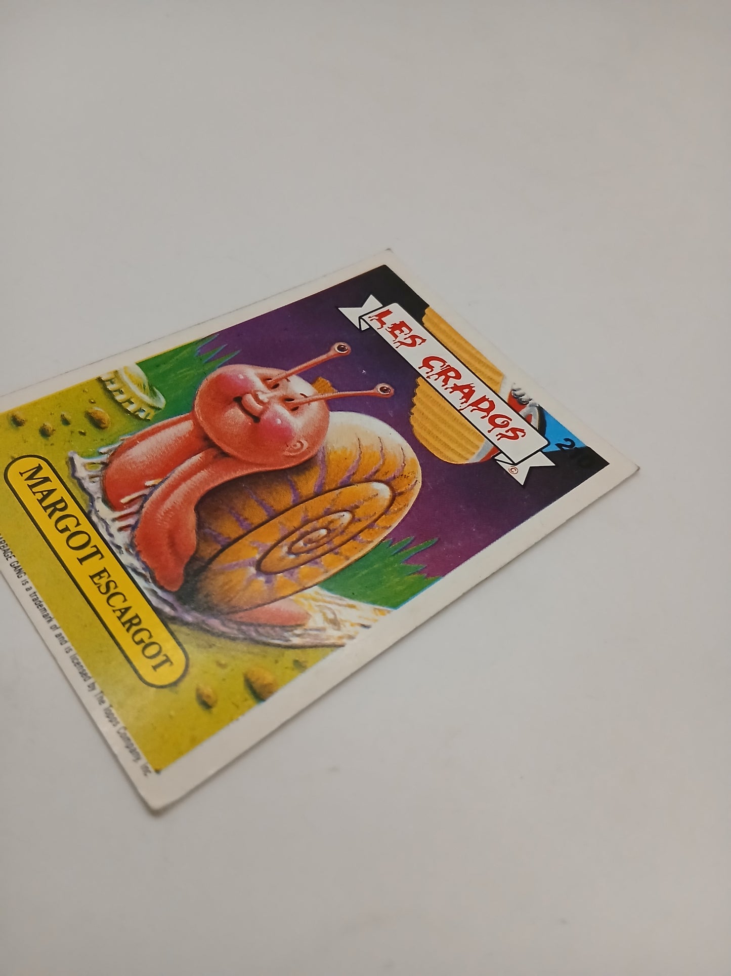 Sticker Les Crados Margot L'escargot n°210 1986
