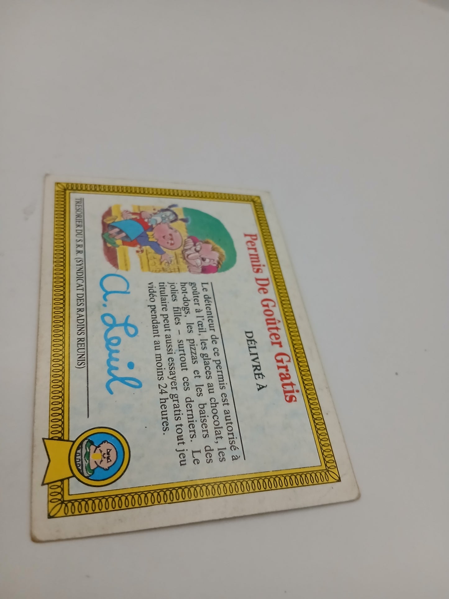 Sticker Les Crados Louis Pas Jolie Série 1 n°110 1985