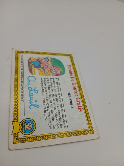 Sticker Les Crados Louis Pas Jolie Série 1 n°110 1985