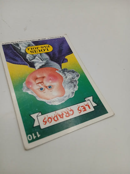 Sticker Les Crados Louis Pas Jolie Série 1 n°110 1985