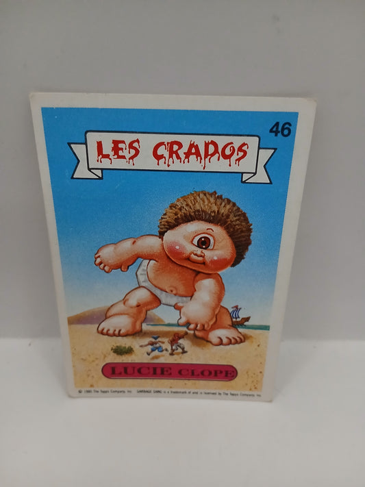 Sticker Les Crados Série 1 Lucie Clope n°46 1985