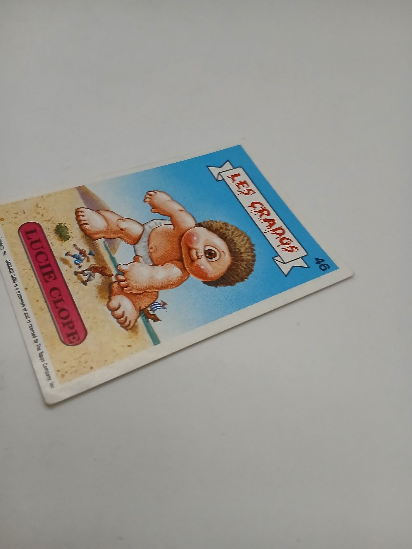 Sticker Les Crados Série 1 Lucie Clope n°46 1985