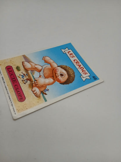 Sticker Les Crados Série 1 Lucie Clope n°46 1985