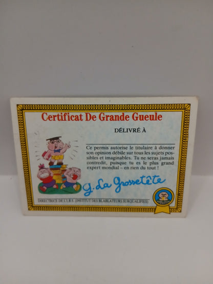 Sticker Les Crados Norbert d'Enfer n°76 1985
