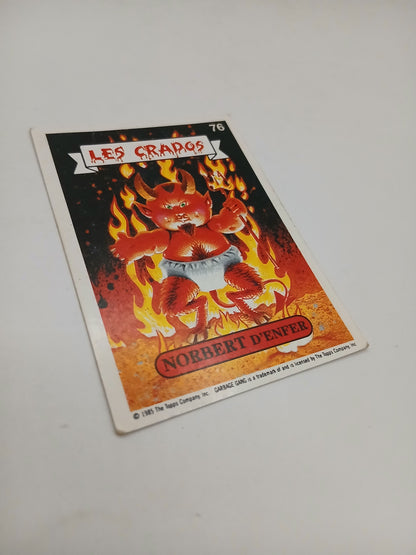 Sticker Les Crados Norbert d'Enfer n°76 1985