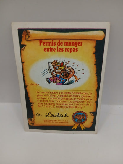 Sticker Les Crados Solange Pressée n°102 1987
