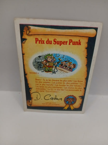 Sticker Les Crados Thibaud tête de Veau n°108 1986
