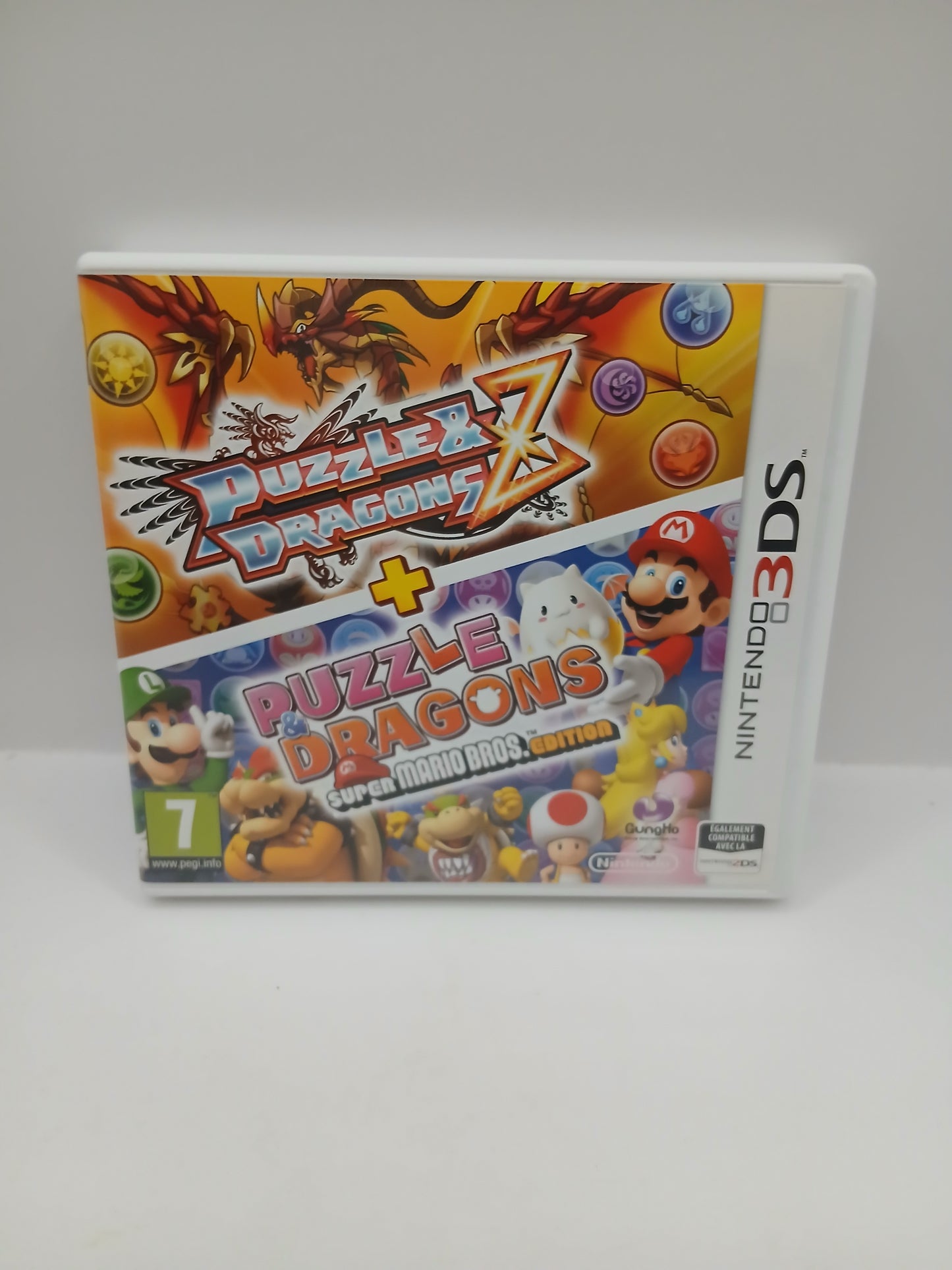 Jeu 3ds Puzzle Dragon Z + Puzzle Dragon Super Mario Édition