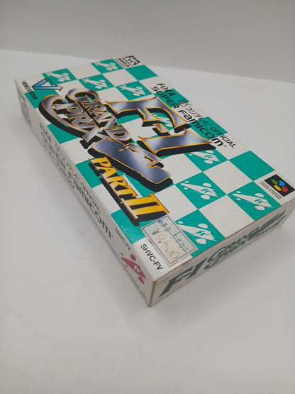 Boîte vide Super Famicom F1 Grand Prix