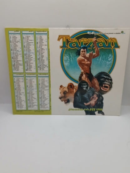 Calendrier Tarzan 1988 Almanach des PTT