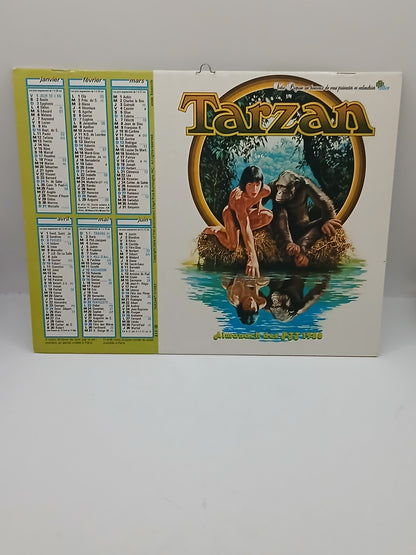 Calendrier Tarzan 1988 Almanach des PTT