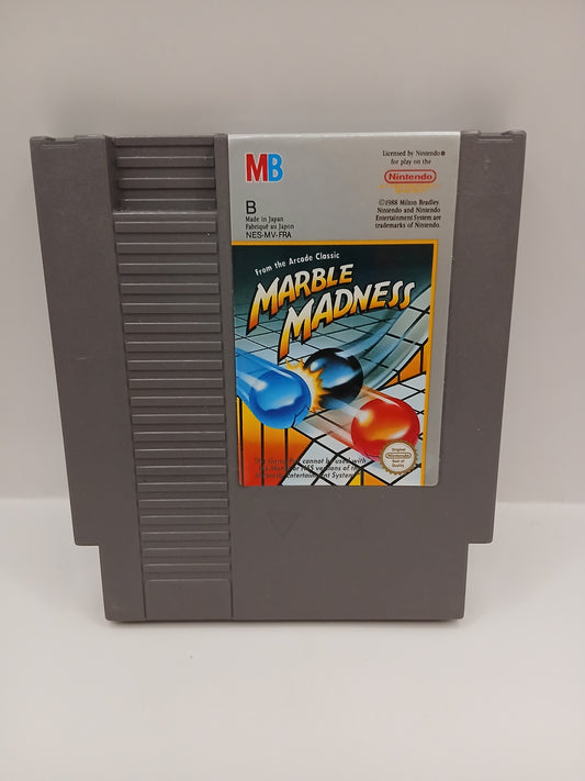 Jeu Nes Marble Madness cartouche seule Fra Pal B