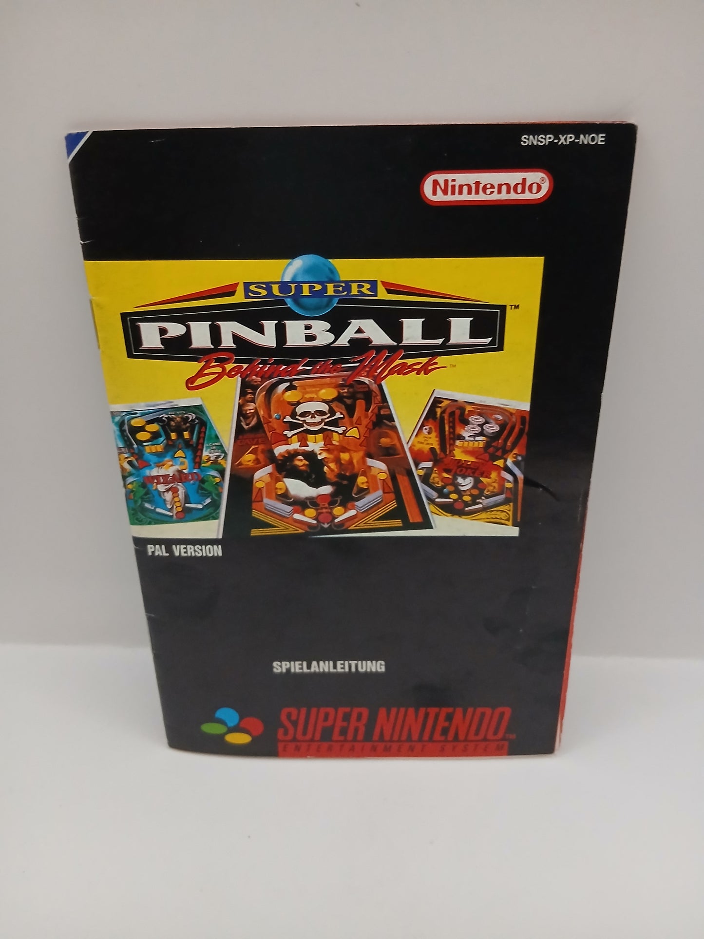 Notice Super Nintendo Super Pinball NOE