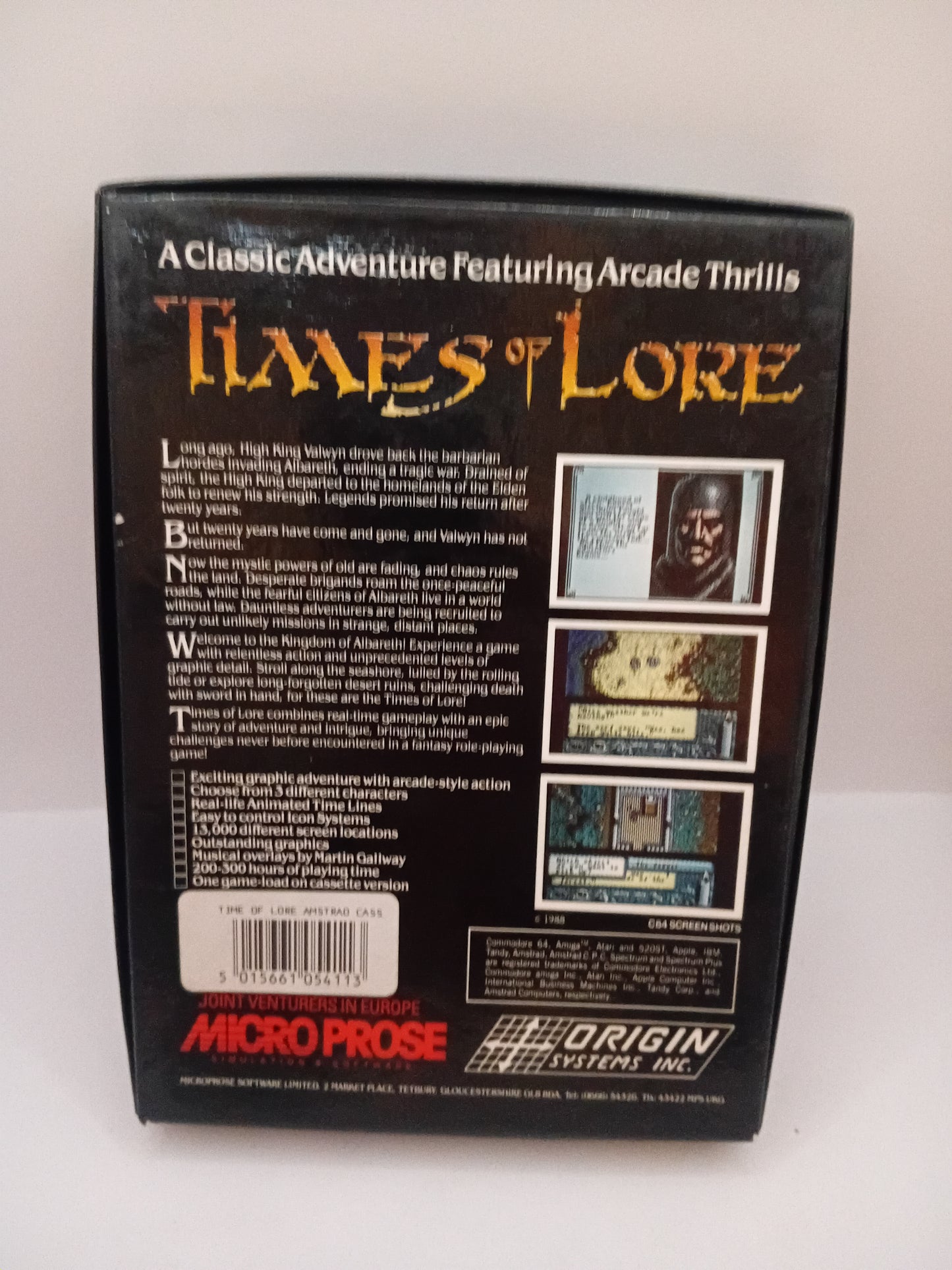 Jeu Amstrad K7 Times of Lores complet